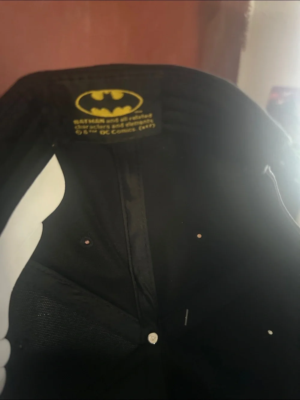 Batman Black Snapback Hat DC Comics brand new retro cap